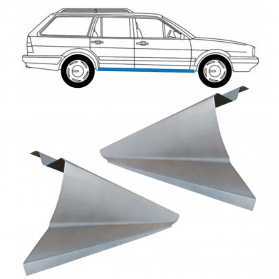 VW PASSAT B2 1980-1988 REPERATURKA PROGU / PRAWA STRONA = LEWA STRONA / ZESTAW