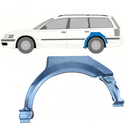 Reperaturka błotnika tylnego do VW Passat B5 1996-2005 / Lewa / COMBI 8920