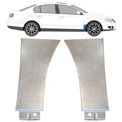 Reperaturka błotnika przedniego do Volkswagen Passat B6 2005-2010 / Lewa+Prawa / Zestaw 14697