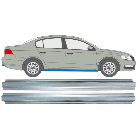 Reperaturka progu do Volkswagen Passat B7 2010-2015 / Lewa+Prawa / Zestaw 16357