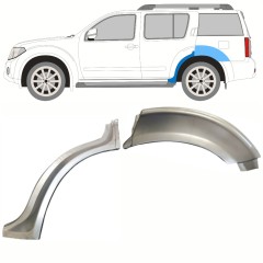 Reperaturka błotnika tylnego do Nissan Pathfinder R51 2004-2013 / Lewa / Zestaw 10355