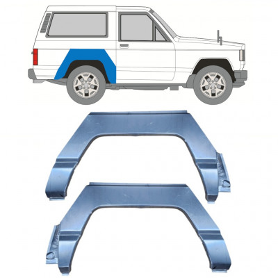 Reperaturka błotnika tylnego do Nissan Patrol 1979-1993 / Lewa+Prawa / Zestaw 10412