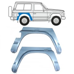 Reperaturka błotnika tylnego do Nissan Patrol Y60 GY60 1990-1997 / Lewa+Prawa / Zestaw 11530