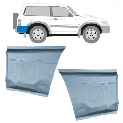 Reperaturka błotnika tylnego do Nissan Patrol 1997-2009 / Lewa+Prawa / Zestaw 10168