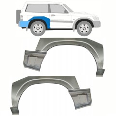 Reperaturka błotnika tylnego do Nissan Patrol Y61 GY61 1997-2009 / Zestaw 10800