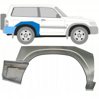 Reperaturka błotnika tylnego do Nissan Patrol 1997-2009 / Prawa / Zestaw 10798