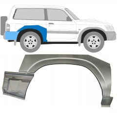 Reperaturka błotnika tylnego do Nissan Patrol Y61 GY61 1997-2009 / Prawa / Zestaw 10798