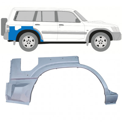 Reperaturka błotnika tylnego do Nissan Patrol 1997-2009 / Prawa 12757