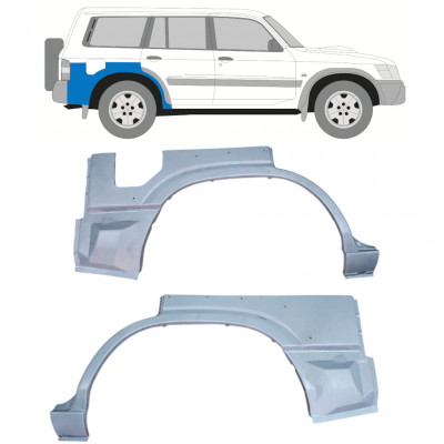 Reperaturka błotnika tylnego do Nissan Patrol 1997-2009 / Lewa / Prawa / Lewa / Prawa 12759