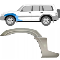 Reperaturka błotnika przedniego do Nissan Patrol Y61 GY61 1997-2009 / Lewa / Zestaw 10033