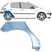 Reperaturka błotnika tylnego do Peugeot 206 1998- / Prawa 7202