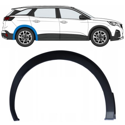 Listwa boczna błotnika tylnego do Peugeot 3008 2016-2024 / Prawa 17033