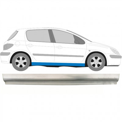 PEUGEOT 307 2001-2008 REPERATURKA PROGU DOLNA / PRAWA STRONA