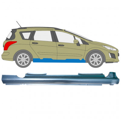 Pełny próg do Peugeot 308 2007-2013 / Prawa 12886