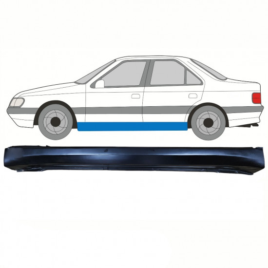 Reperaturka progu do Peugeot 405 1987-1996 / Lewa 10779