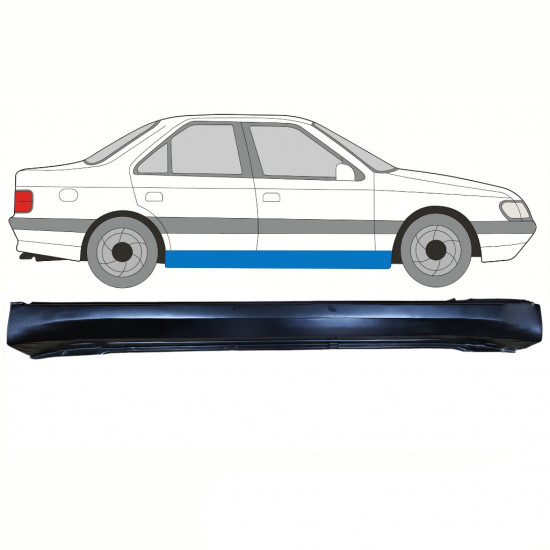 Reperaturka progu do Peugeot 405 1987-1996 / Prawa 10778