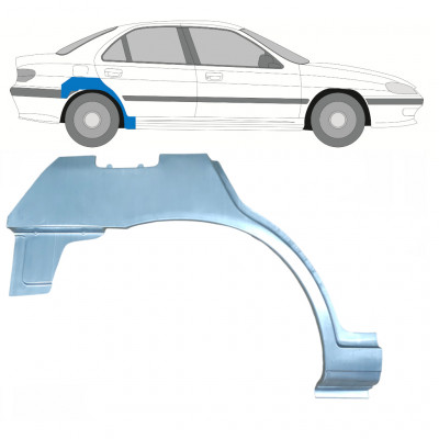 Reperaturka błotnika tylnego do Peugeot 406 1995-2005 / Prawa 9336