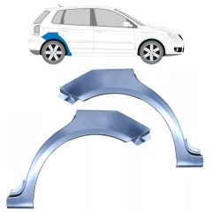 Reperaturka błotnika tylnego do Volkswagen Polo 2001-2009 / Lewa+Prawa / Zestaw 9222