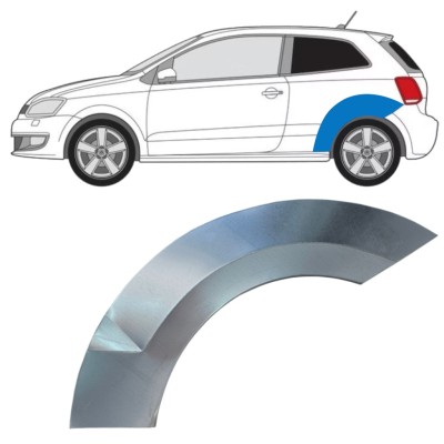Reperaturka błotnika tylnego do Volkswagen Polo 2009-2017 / Lewa 16359