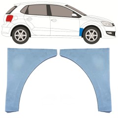 Reperaturka błotnika przedniego do Volkswagen Polo 2009-2017 / Lewa+Prawa / Zestaw 10513