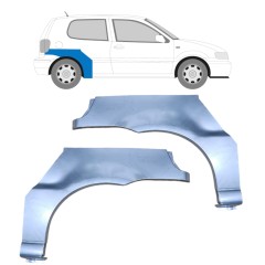 Reperaturka błotnika tylnego do Volkswagen Polo 1999-2001 / Lewa+Prawa / Zestaw 9216