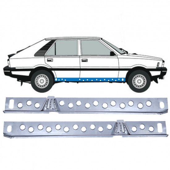 Reperaturka progu wewnętrzna do FSO Polonez 1978-2002 / Zestaw 12536