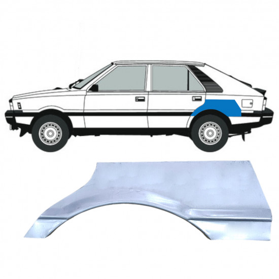 Reperaturka błotnika tylnego do FSO Polonez 1978-2002 / Lewa 12528