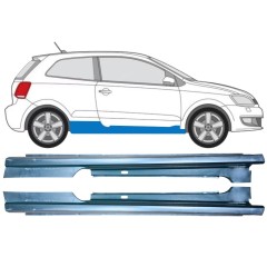 Pełny próg do Volkswagen Polo 2009-2017 / Lewa+Prawa / Zestaw 12861