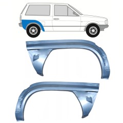 Reperaturka błotnika tylnego do Volkswagen Polo 1981-1994 / Lewa+Prawa / Zestaw 10462