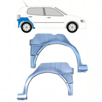 Reperaturka błotnika tylnego część dolna do VW Polo 1994-1999 / Lewa+Prawa / Zestaw 10196