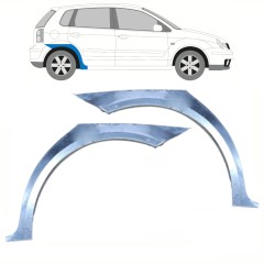 Reperaturka błotnika tylnego do Volkswagen Polo 2001-2009 / Lewa+Prawa / Zestaw 10132