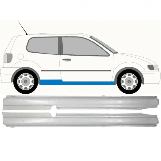 Reperaturka progu do VW Polo 1994-1999 / Lewa+Prawa / Zestaw 9398