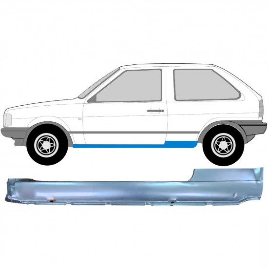 Reperaturka progu do VW Polo 1981-1994 / Lewa 7115