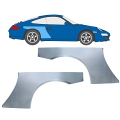 Reperaturka błotnika tylnego do Porsche 911 997 2004-2012 / Lewa+Prawa / Zestaw 16381