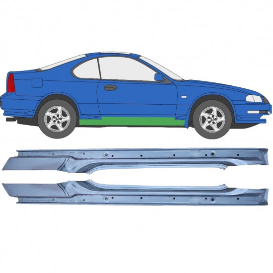 Pełny próg do Honda Prelude 1992-1996 / Lewa+Prawa / Zestaw 9282