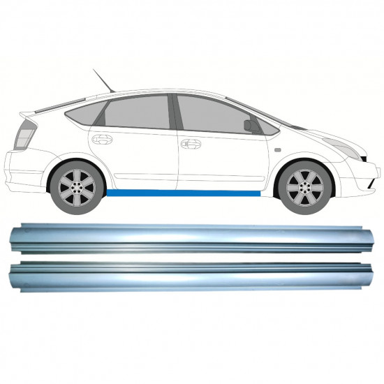 Reperaturka progu do Toyota Prius 2003-2009 / Lewa = Prawa (symetryczny) / Zestaw 9743