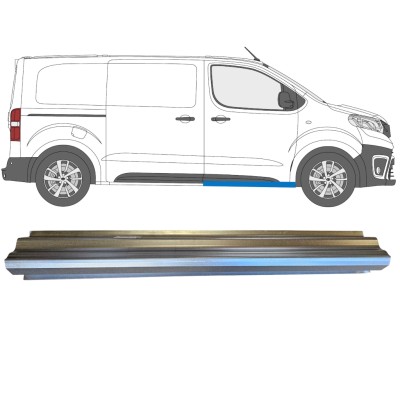 Reperaturka progu drzwi przednich do Toyota Proace Verso 2016- / Lewa = Prawa (symetryczny) 14902