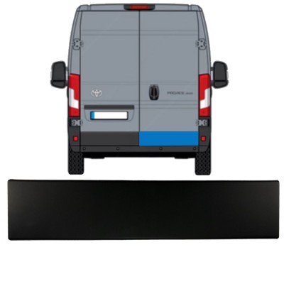 Listwa boczna drzwi tylnych do Toyota Proace Max 2024- / Prawa 15931