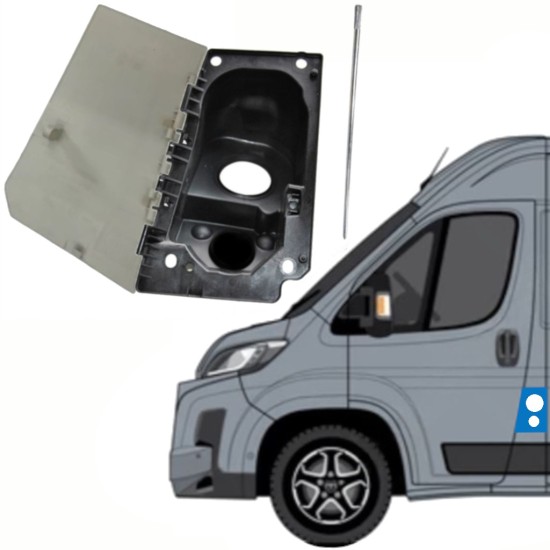 Klapka wlewu paliwa EURO 6AdBlue do Toyota Proace Max 2024- / Lewa / Zestaw 15945