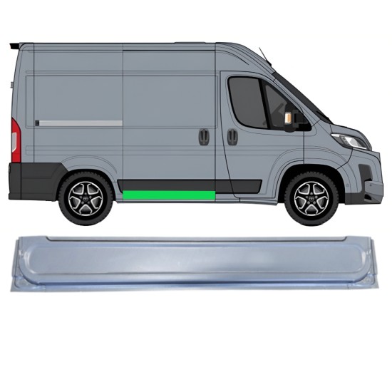 Reperaturka drzwi przesuwnych wewnętrzna do Toyota Proace Max 2024- / Prawa 16632
