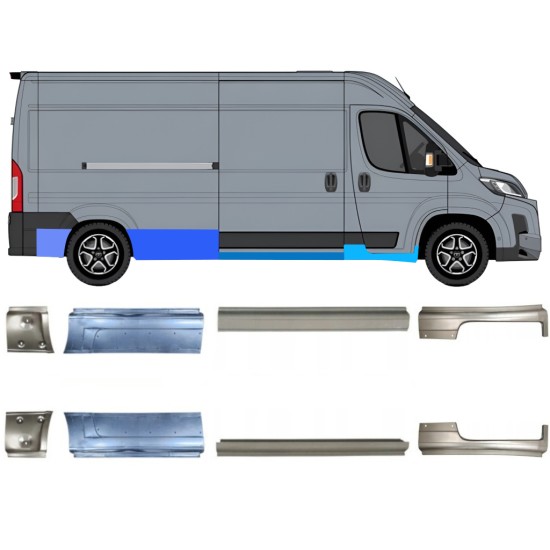 Zestaw reperaturek do Toyota Proace Max 2024- / Lewa+Prawa / 16706