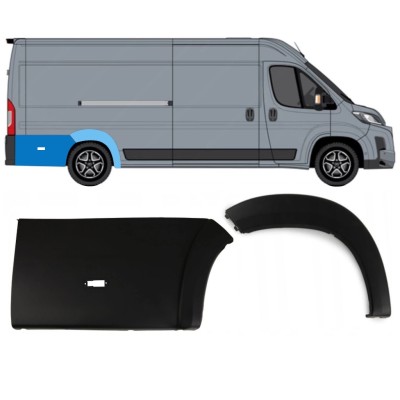 Zestaw listew błotnika tylnego do Toyota Proace Max 2024- / Prawa 15891