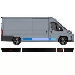 Zestaw listew do Toyota Proace Max 2024- / Prawa / 15894