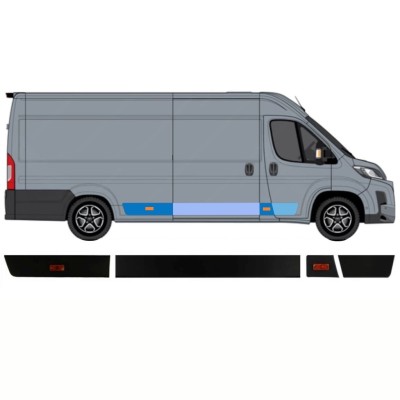 Zestaw listew do Toyota Proace Max 2024- / Prawa / 15894