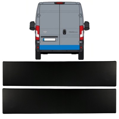 Listwa boczna drzwi tylnych do Toyota Proace Max 2024- / Lewa+Prawa 15933