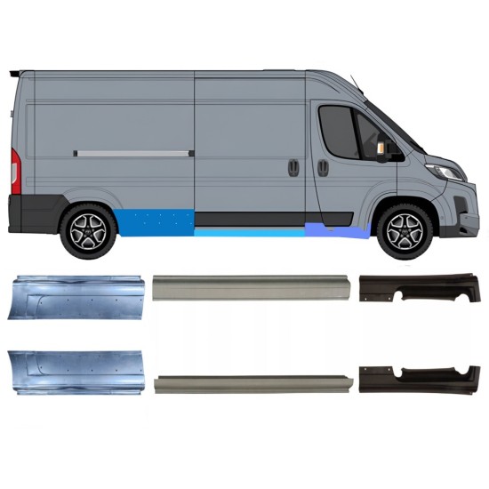 Reperaturka progu do Toyota Proace Max 2024- / Lewa+Prawa / Zestaw 16708
