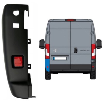 Narożnik zderzaka tylnego 180 stopni do Toyota Proace Max 2024- / Lewa 16039