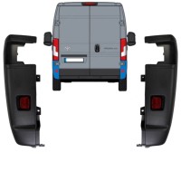 Narożnik zderzaka tylnego 270 stopni do Toyota Proace Max 2024- / Lewa+Prawa / Zestaw 15930