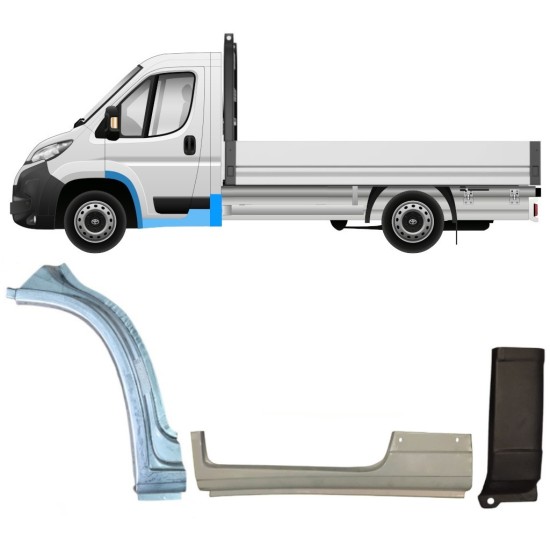 Zestaw reperaturek do Toyota Proace Max 2024- / Lewa 17009