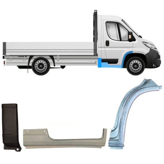 Zestaw reperaturek do Toyota Proace Max 2024- / Prawa 17008